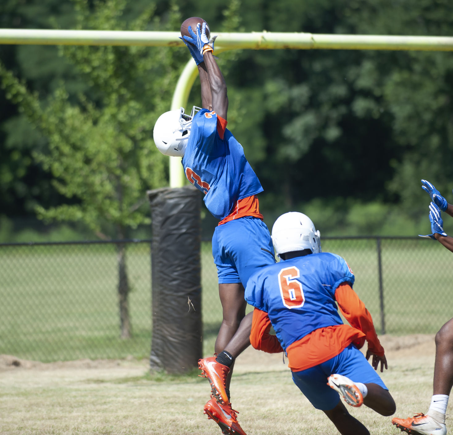 East St. Louis football practice